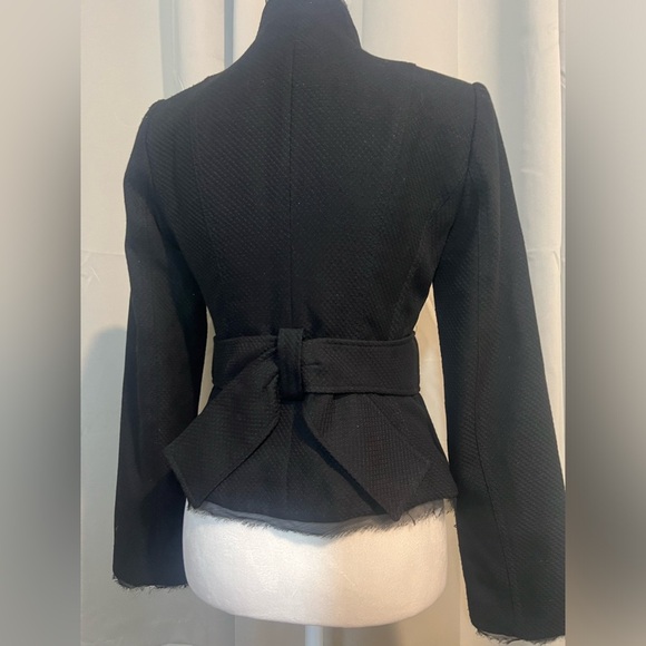 WHBM Blazer with Sheer Trim Detail - Picture 4 of 6